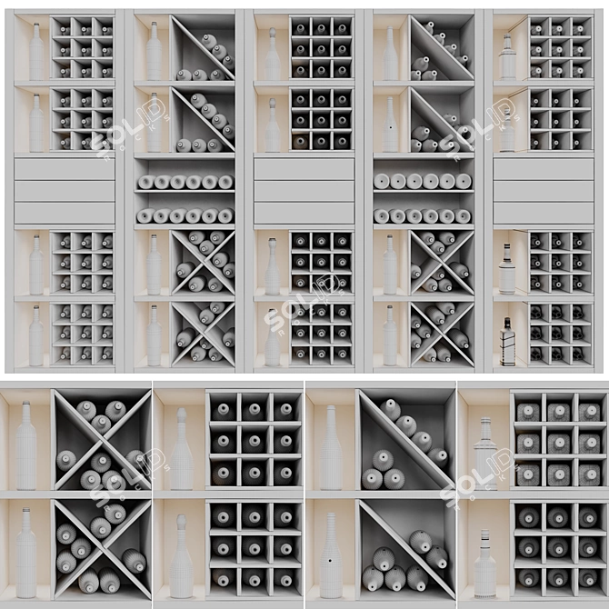  Spacious Wine Cellar 12 3D model image 5