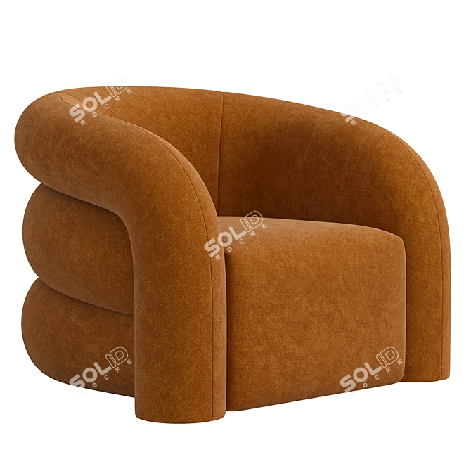  Modern Elegant Chair Novelle 3D model image 3