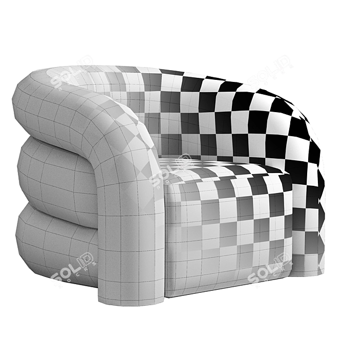  Modern Elegant Chair Novelle 3D model image 5