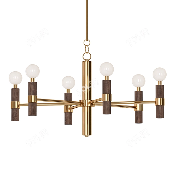 Ferguson Ceiling Lamp Chandelier 3D model image 1