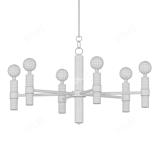 Ferguson Ceiling Lamp Chandelier 3D model image 2