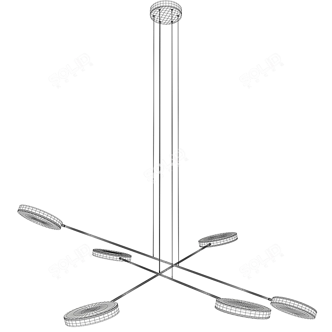 Contemporary Couple Black Home Decor 3D model image 3