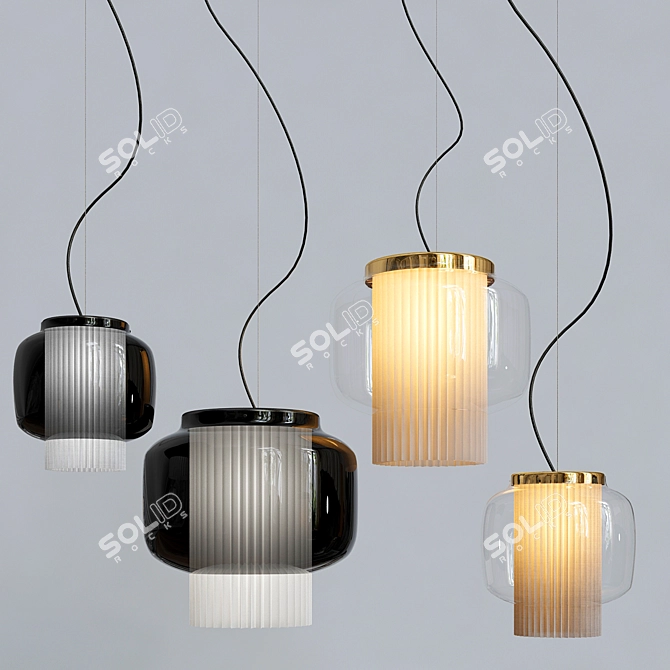 Elegant Manila T GR Pendant 3D model image 2