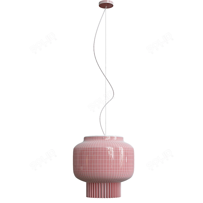 Elegant Manila T GR Pendant 3D model image 4