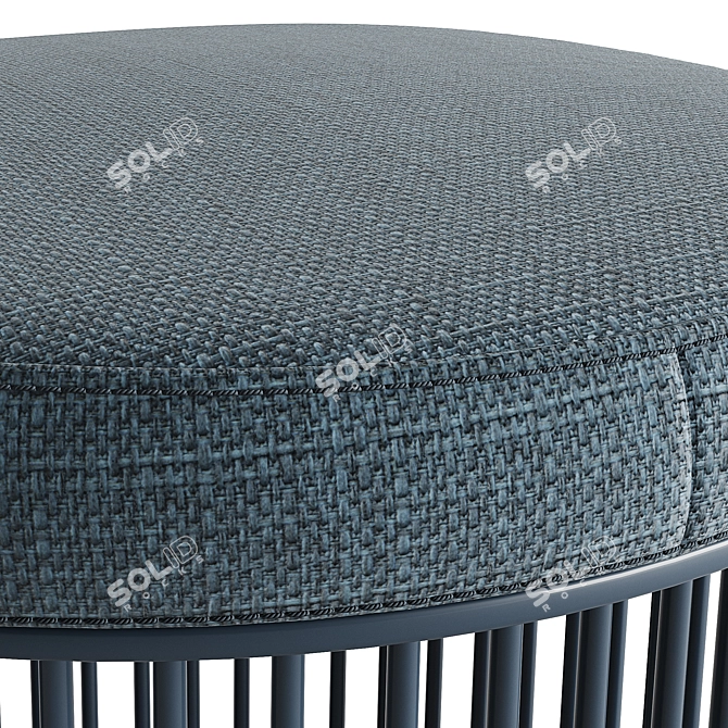 Flexform Berry Pouf, Versatile Design 3D model image 4