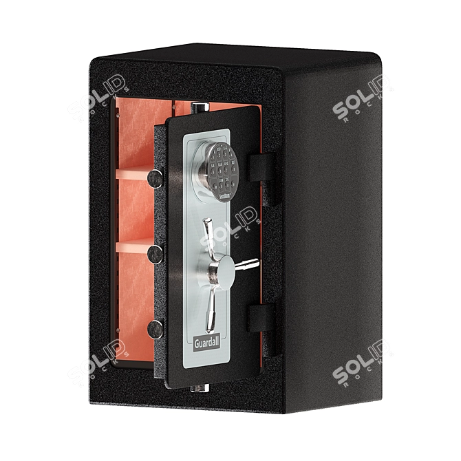 Home Vault Security Safe 3D model image 1