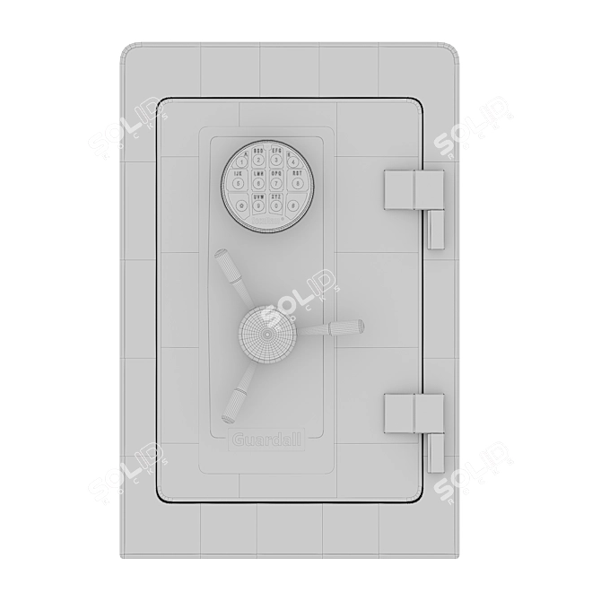 Home Vault Security Safe 3D model image 5