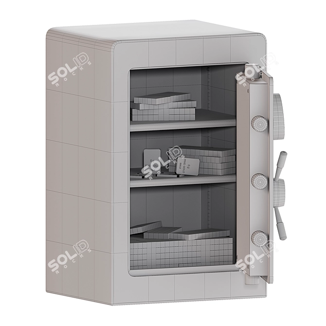 Home Vault Security Safe 3D model image 6