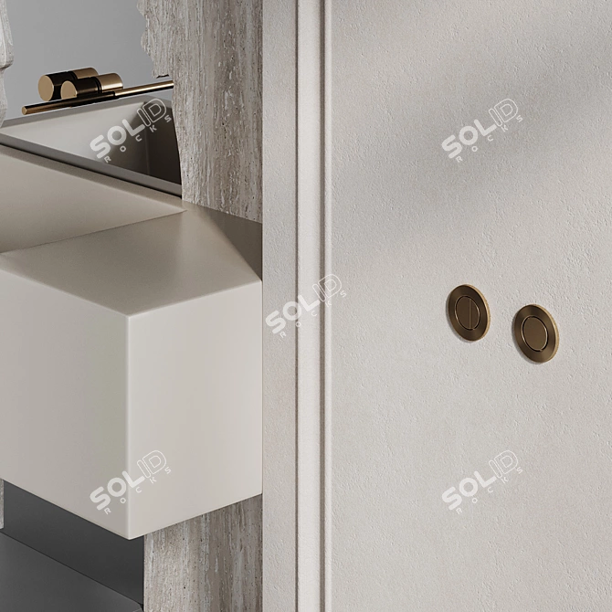 River Bathroom Furniture Set 3D model image 4