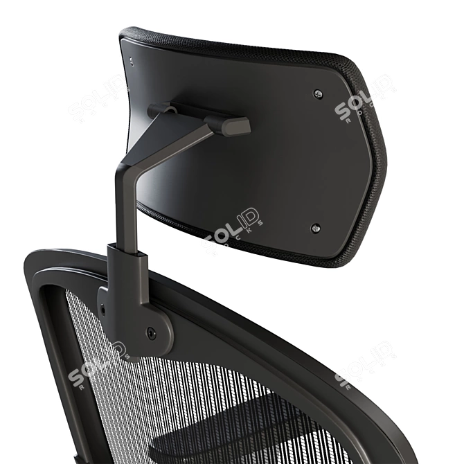 Modern Ergonomic Office Chair 3D model image 4