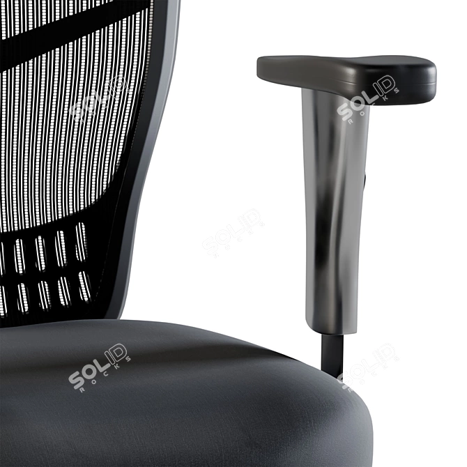 Modern Ergonomic Office Chair 3D model image 5