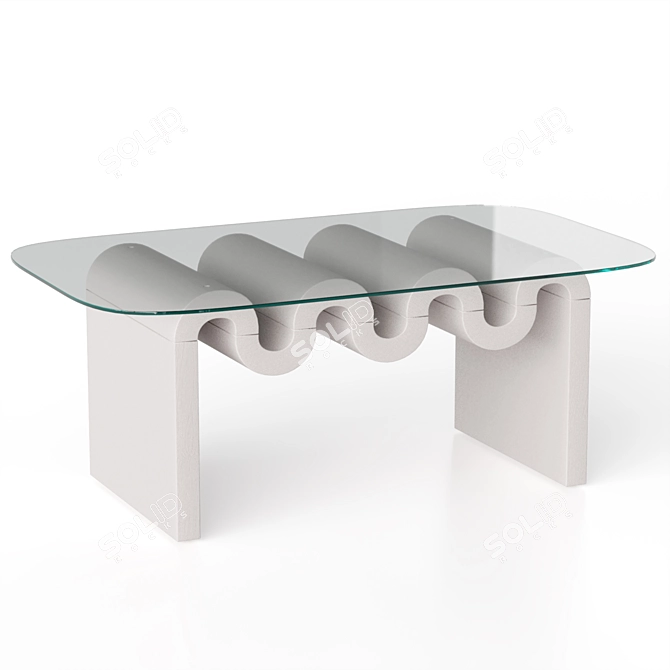 Modern Aria Coffee Table Urban 3D model image 2