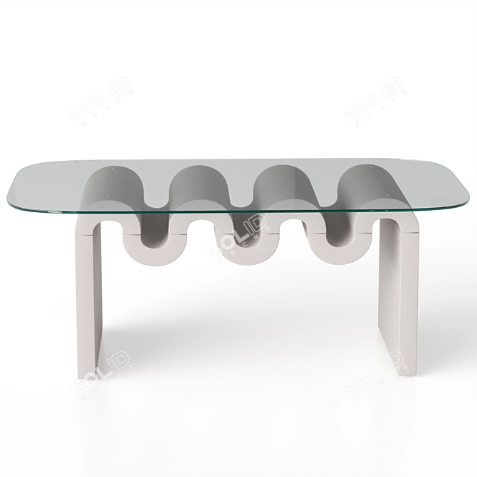 Modern Aria Coffee Table Urban 3D model image 3