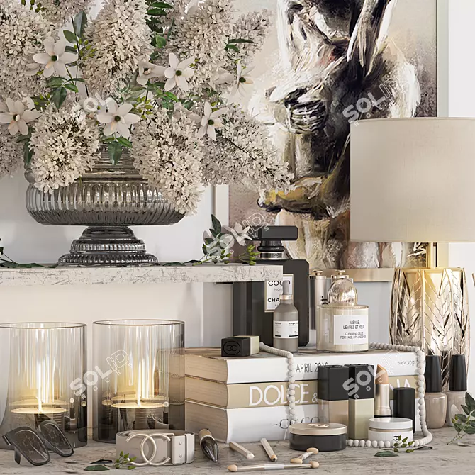 Eclectic Decor Set Max/Obj/FBX 3D model image 3