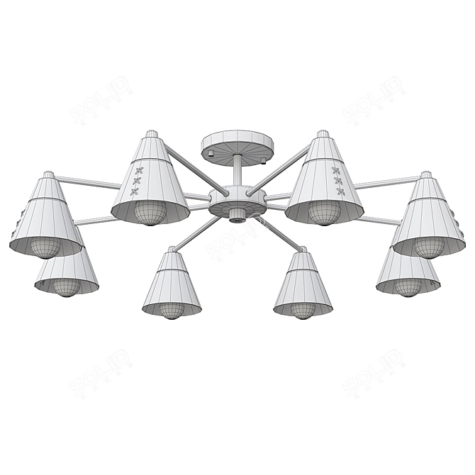 Designer Lac Lighting Fixture 3D model image 3