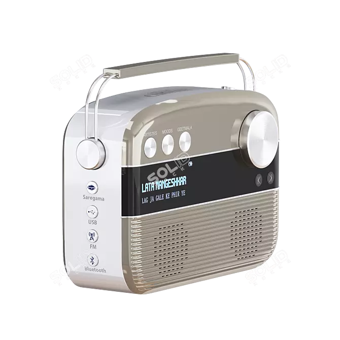 Saregama Carvaan: Retro Music Bliss 3D model image 2