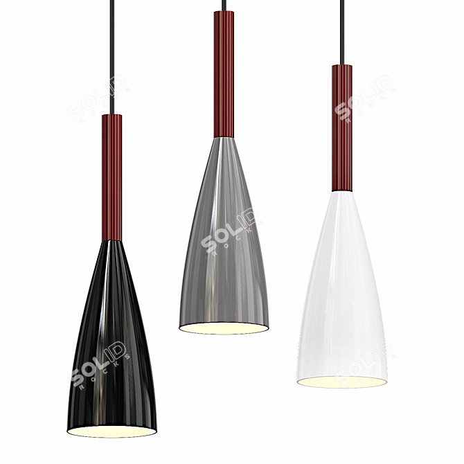 Modern Dimensional Design Model Kit 3D model image 1