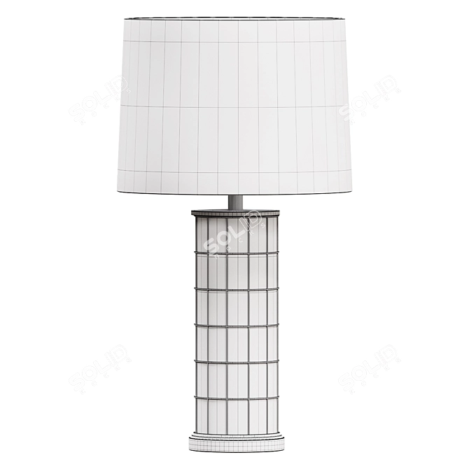 Curtis Table Lamp for Home 3D model image 2