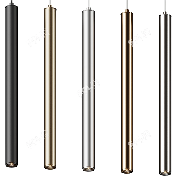 Elegant LED Mini Pendant Light 3D model image 5