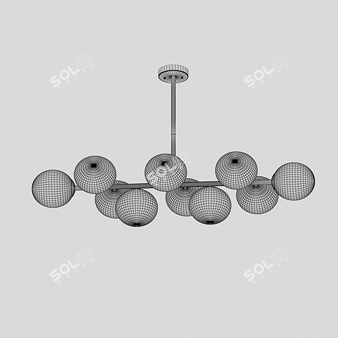 Scandi Hallway Pendant Light 3D model image 3