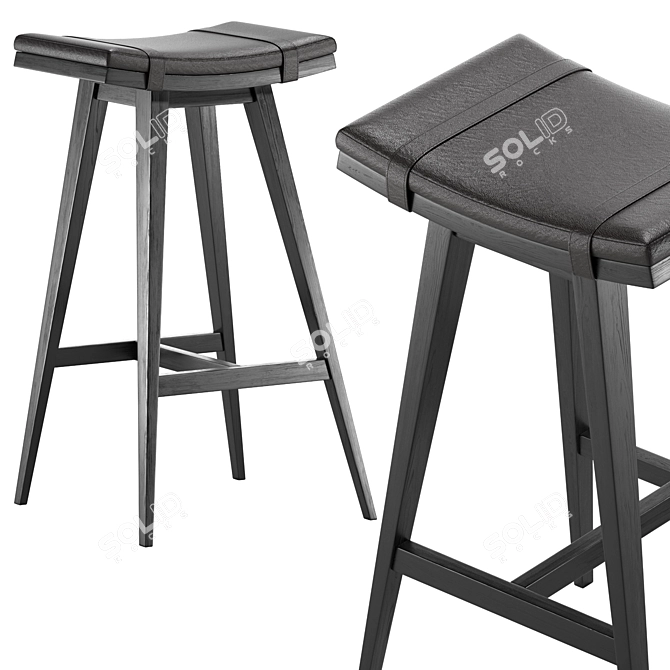 Sleek 2017 Okha Neo Stool 3D model image 2