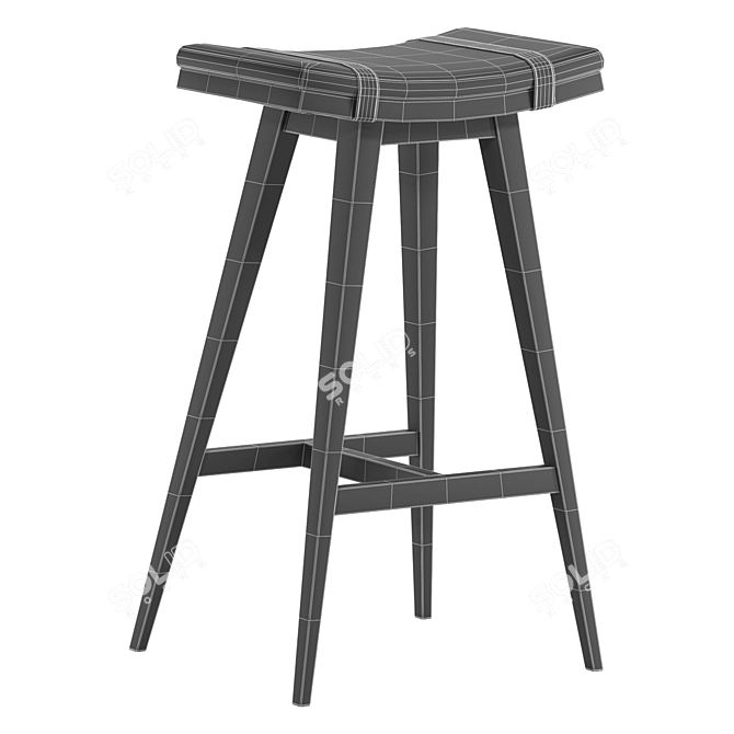 Sleek 2017 Okha Neo Stool 3D model image 4