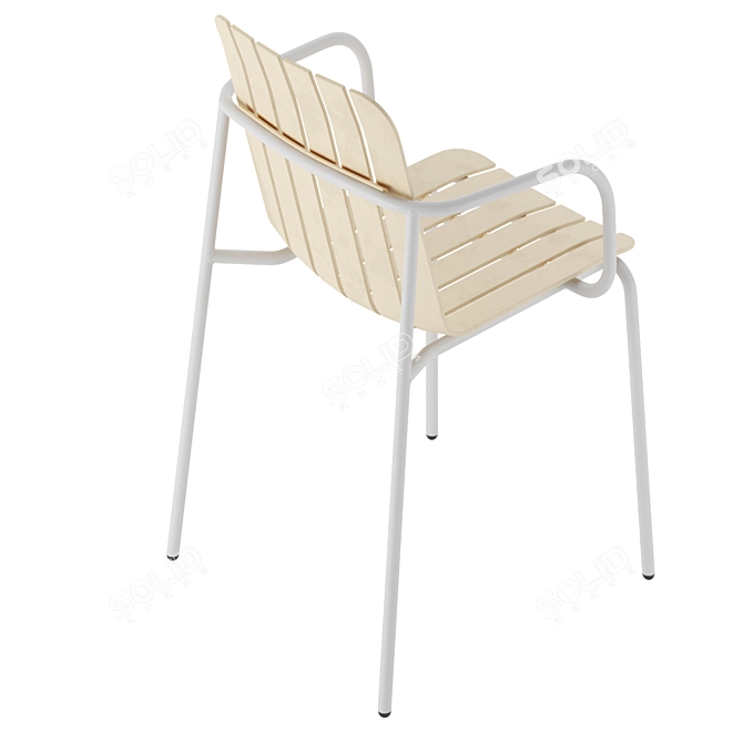 Stylish Latte Armchair by Very Good and Proper 3D model image 3