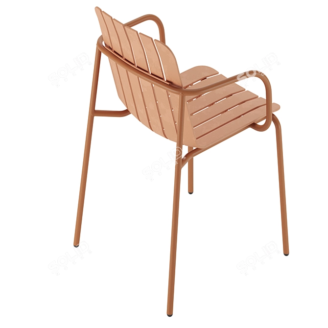 Stylish Latte Armchair by Very Good and Proper 3D model image 4