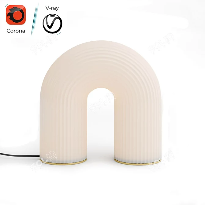 Modern Vuelta Table Lamp 3D model image 1