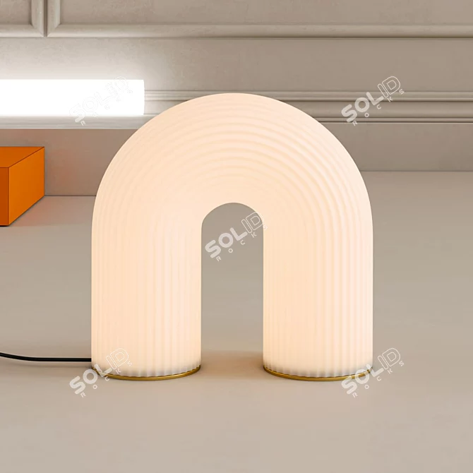 Modern Vuelta Table Lamp 3D model image 2