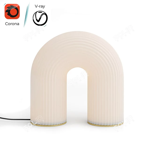 Modern Vuelta Table Lamp 3D model image 5