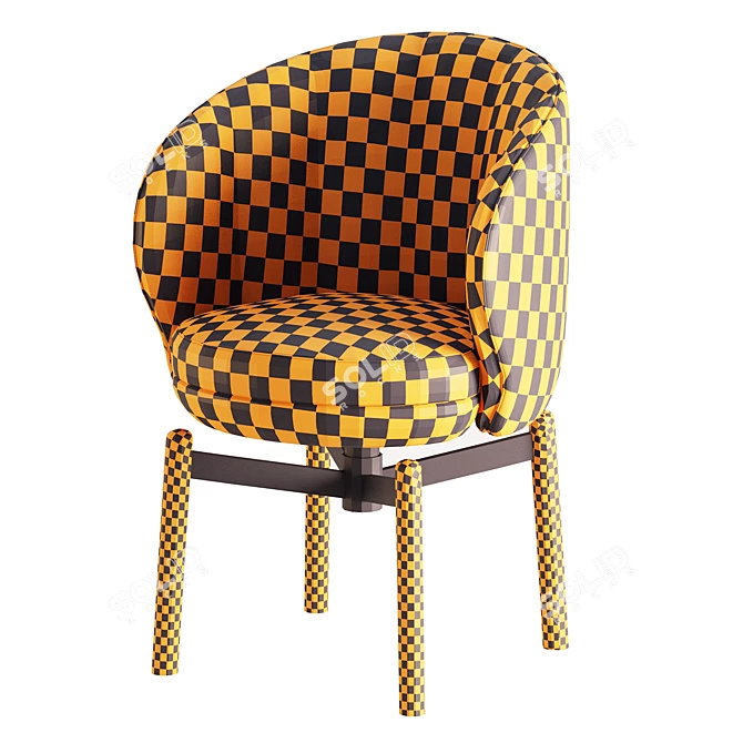 VUELTA FD Swivel Chair: Modern Design Elegance 3D model image 7