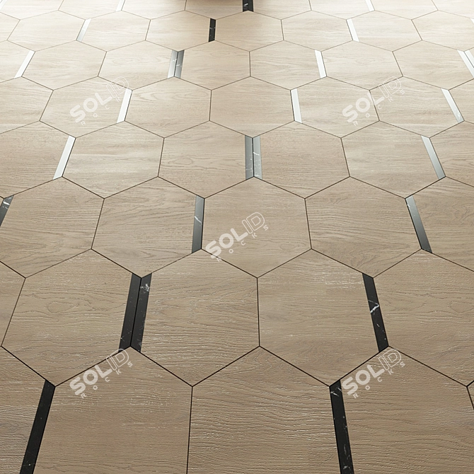 Luxury Alveo Parquet Collection 3D model image 1