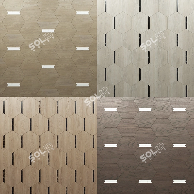 Luxury Alveo Parquet Collection 3D model image 2