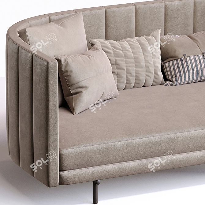 Modern Elegance Torii Sofa: Minotti 3D model image 3