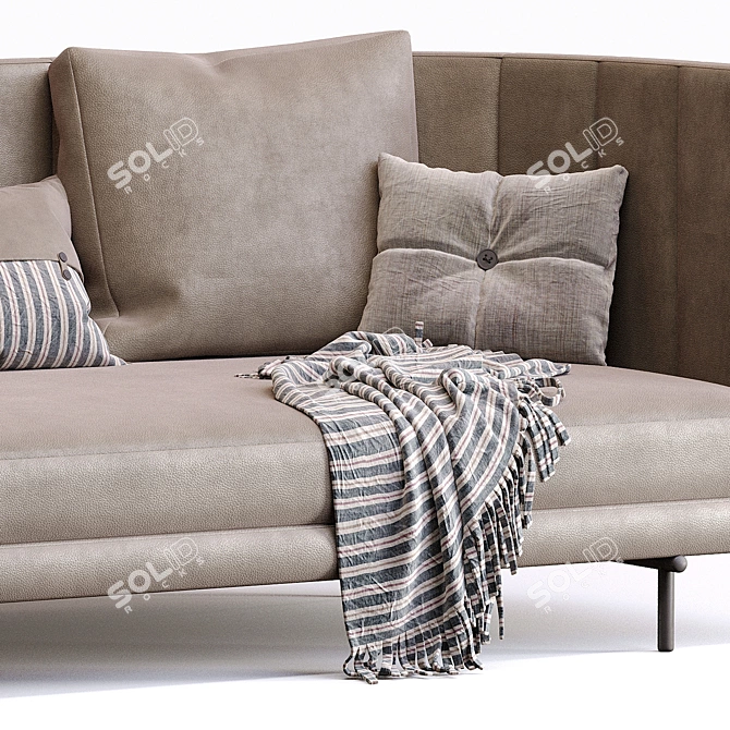 Modern Elegance Torii Sofa: Minotti 3D model image 4