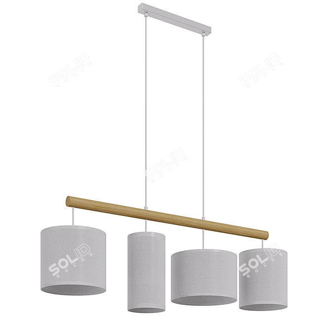 TK Lighting Deva Pendant Light 3D model image 4