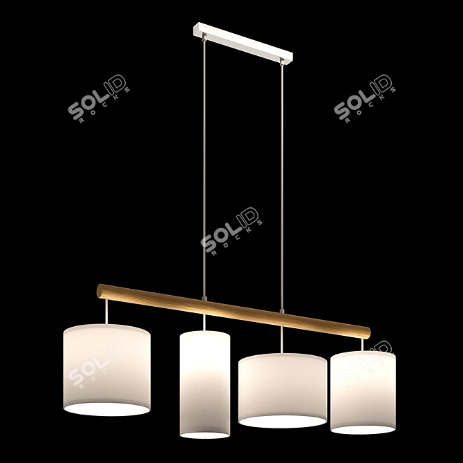 TK Lighting Deva Pendant Light 3D model image 7