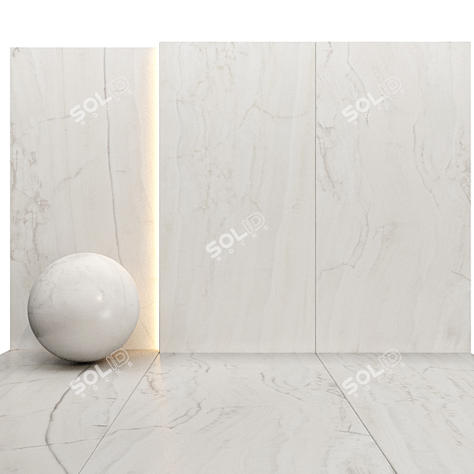 Premium Marble Texture Set 08 3D model image 3