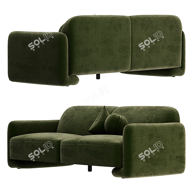Balzac Paris X LRI Sofa 3D model image 6