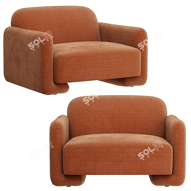 Balzac Paris X LRI Chair: 5 Texture Options 3D model image 2