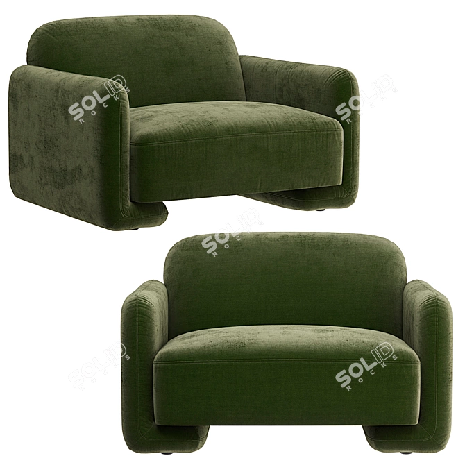 Balzac Paris X LRI Chair: 5 Texture Options 3D model image 3