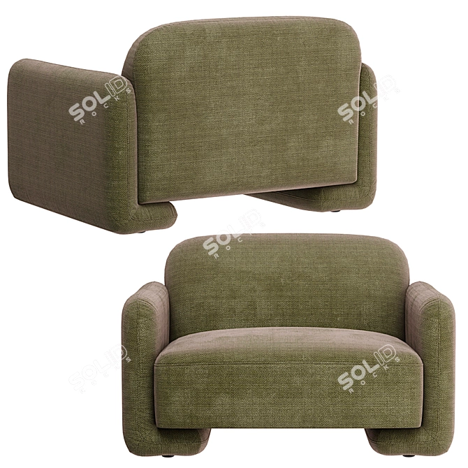 Balzac Paris X LRI Chair: 5 Texture Options 3D model image 4