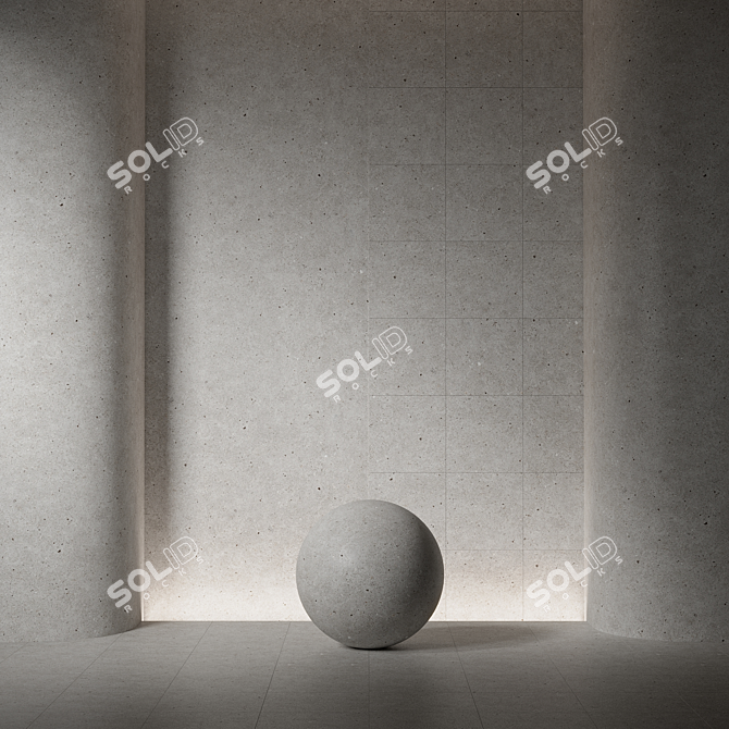 Ceramic Stone Seamless Texture 3D model image 3