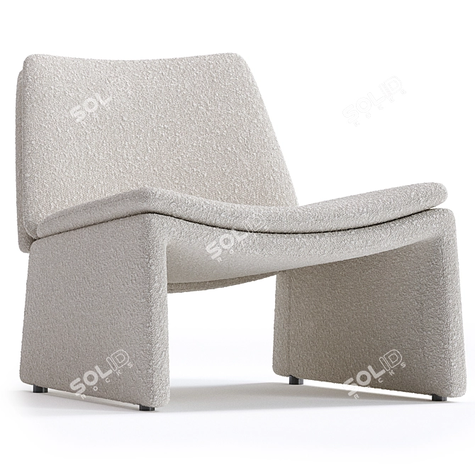 Mara Hoffman Armchair Collection Set 3D model image 1