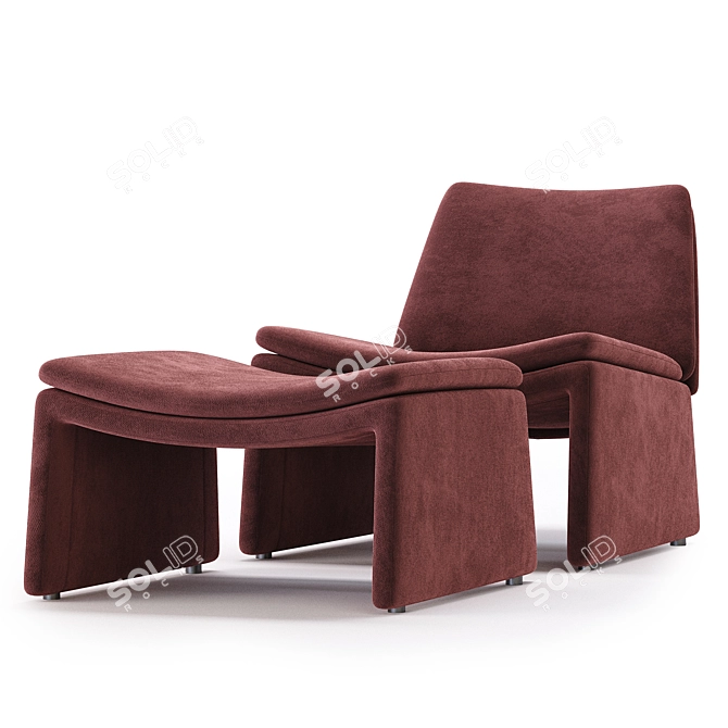 Mara Hoffman Armchair Collection Set 3D model image 2