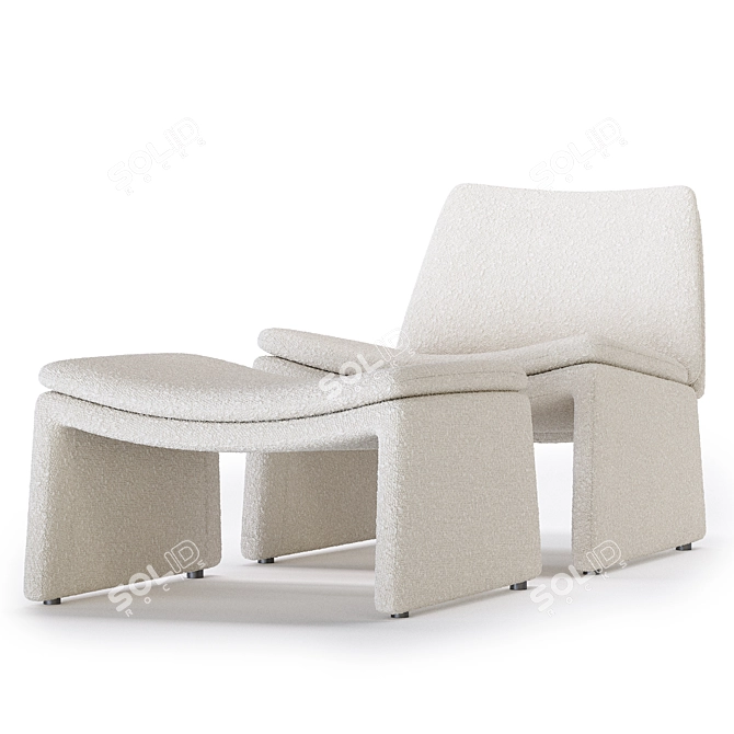 Mara Hoffman Armchair Collection Set 3D model image 3