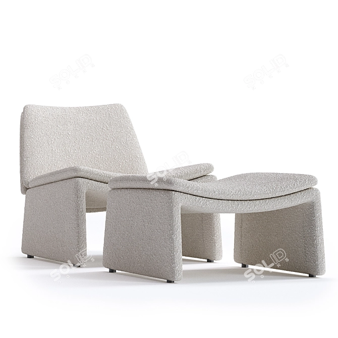 Mara Hoffman Armchair Collection Set 3D model image 4