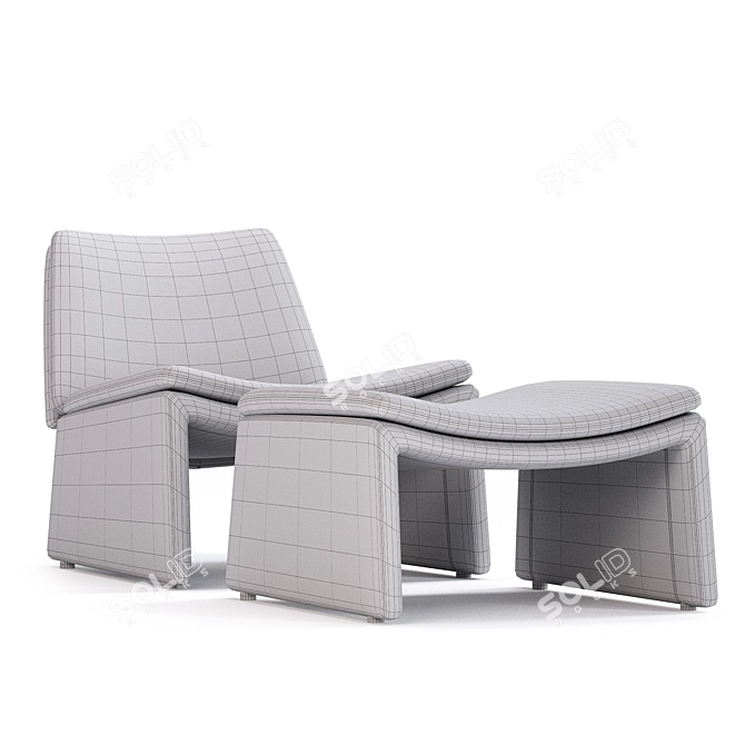 Mara Hoffman Armchair Collection Set 3D model image 5