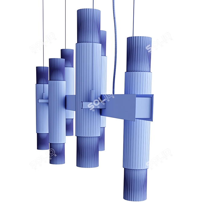 Linear Embrace Pendant Lights by ILFARI 3D model image 3